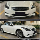 Infiniti G25/G35/37 (V36/CV36) 2006-2015 гг. Накладка на передний бампер Lip (для G37 Coupe 2009-2013, Карбон) фото 4