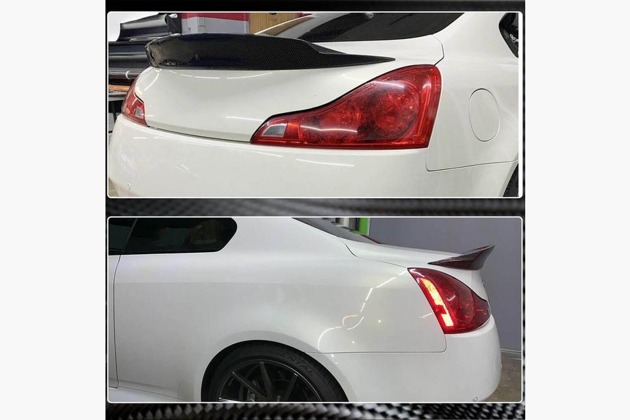 Infiniti G25/G35/37 (V36/CV36) 2006-2015 гг. Спойлер (для G37 Coupe, Карбон) Фото 4