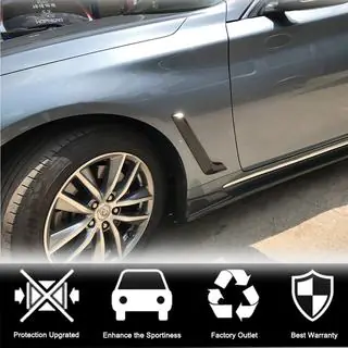 Карбоновые накладки на передние крылья (для Q50 Base/Sport 2014-2020) Infiniti Q50/Q60 2013-2024 гг. фото 2