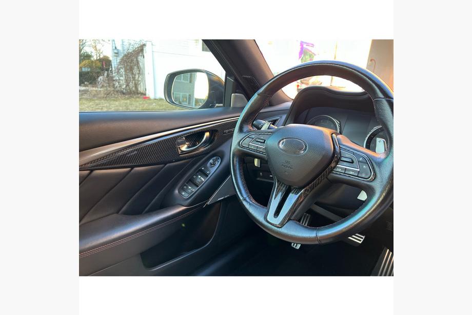 Infiniti Q50/Q60 2013-2024 гг. Карбоновые вставки в салон (для Q50) Фото 3