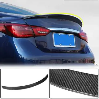 Спойлер V7 (для Q50, Карбон) Infiniti Q50/Q60 2013-2024 гг. фото 1