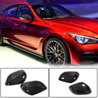 Infiniti Q50/Q60 2013-2024 гг. Накладки на Зеркала V2 (Карбон) фото 2