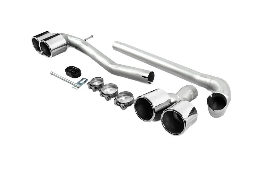 BMW 5 серия F10/F11 2010–2016 гг. Насадки на выхлоп в стиле M5 (2 шт) Фото 2