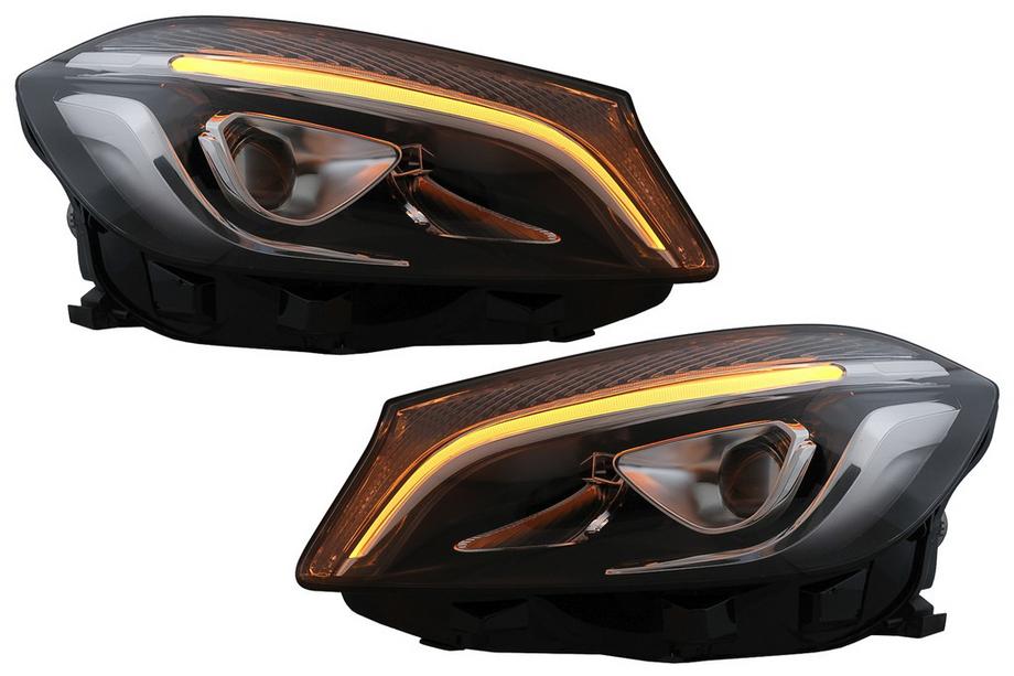 Mercedes A-class W176 2012-2018 гг. Передние фары Full LED (2 шт.) Фото 11