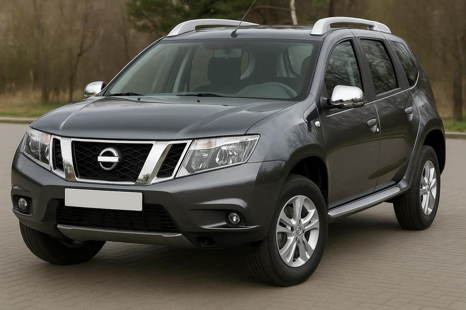 Nissan Terrano 2014- гг. Накладки на Зеркала V1 (2 шт, ABS) Image