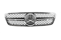 Mercedes C-class W203 2000-2007 гг. Передняя решетка AMG фото 3