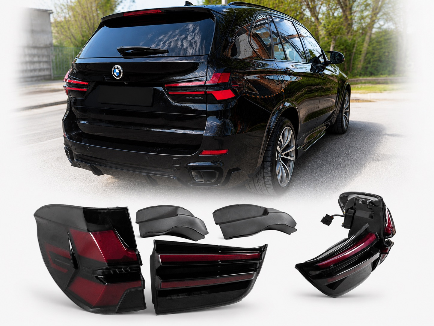 Задні ліхтарі G05-style (2 шт) для BMW X5 F15 2013-2018 рр