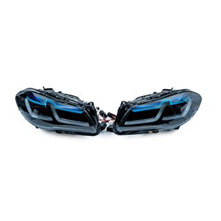 Передние фары Full LED G30 Laser в стиле LCI (2013-2016, 2 шт.) BMW 5 серия F10/F11 2010–2016 гг. фото 1