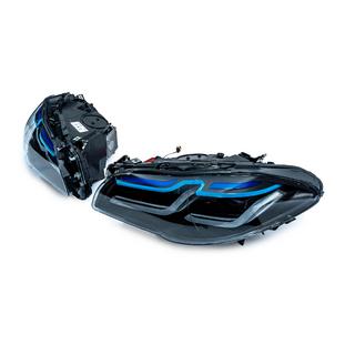 Передние фары Full LED G30 Laser в стиле LCI (2013-2016, 2 шт.) BMW 5 серия F10/F11 2010–2016 гг. фото 2