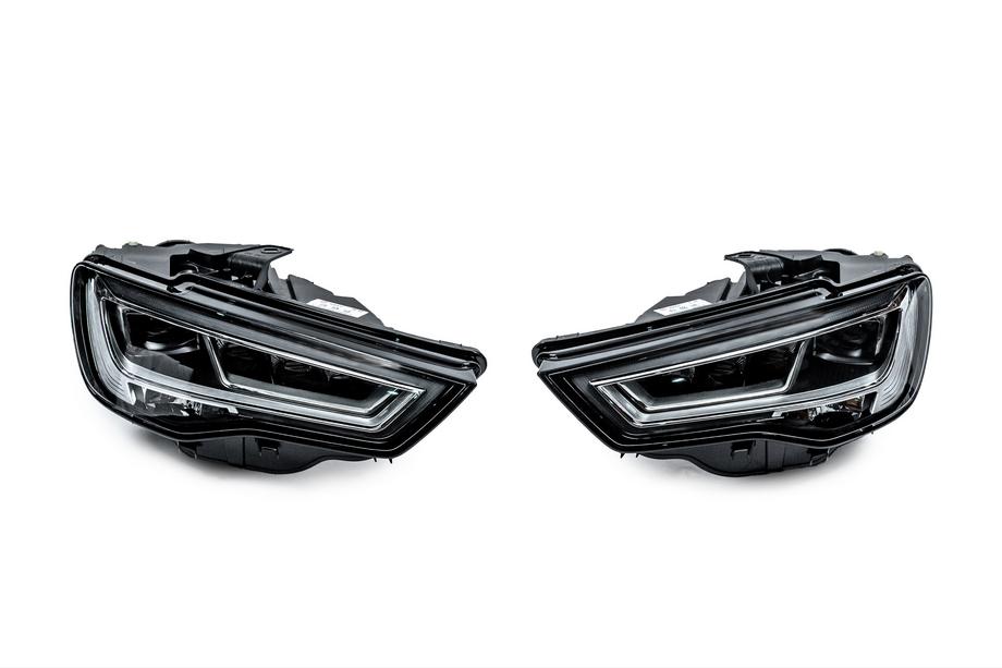 Audi A3 2012-2020 гг. Передние фары Full LED (для HALOGEN, 2012-2016, 2 шт.) Image
