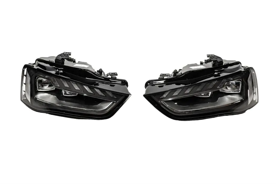 Audi A4 B8 2007-2015 гг. Передние фары с модулями Full LED (2012-2015, Halogen to LED, 2 шт)