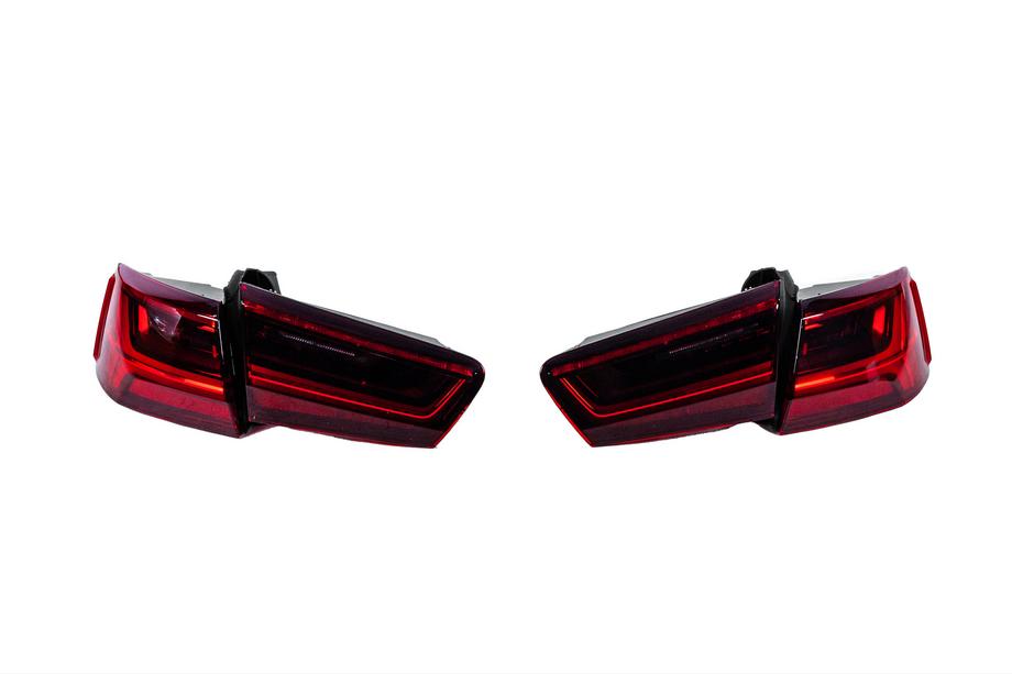 Audi A6 C7 2011-2017 гг. Задние LED фонари LOW-Profile (2014-2017, 2 шт.) Image