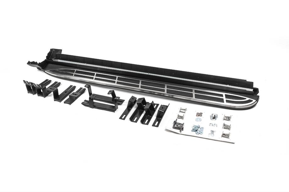 Toyota Rav 4 2013-2018 гг. Боковые Подножки OEM V1 (2016-2018, 2 шт, Алюминий) Image