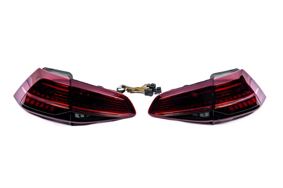 Volkswagen Golf 7/E-Golf 2012-2020 гг. Задние LED фонари (2017+, комплект 2 шт.) Image