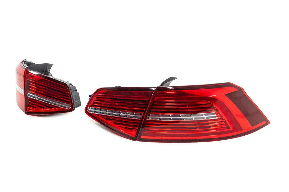 Volkswagen Passat B8 2015-2023 гг. Задние LED фонари (SD, для 2014-2018, 2 шт) Фото 5