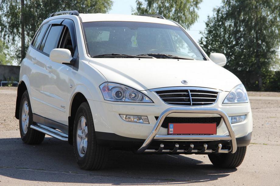 SsangYong Kyron 2005-2014 гг. Кенгурятник WT003 (нержавейка) Image