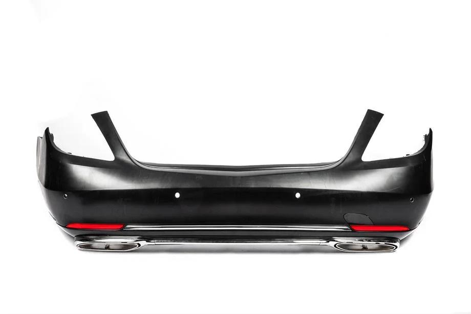 Mercedes S-сlass W222 2013-2022 гг. Задний бампер с диффузором Maybach (2018-2022) Image