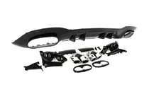 Mercedes A-сlass W177 2018- гг. Задний диффузор с насадками на выхлоп (Дизайн A45 SD type-A) фото 3