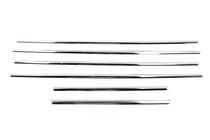 Молдинги на стекла (6 шт, нержавейка) фото 5