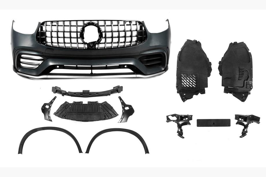 Передний бампер в сборе GLC63 AMG (2020-2022) Image Передний бампер в сборе GLC63 AMG (2020-2022) Image