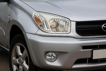 Хром Накладки на Фары (2 шт., Пластик) фото 1