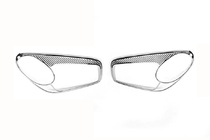 Хром Накладки на Фары (2 шт., Пластик) фото 5