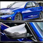 BMW 7 серия G11/G12 2015-2022 гг. Накладки на зеркала M-Look V2 (Карбон) фото 8