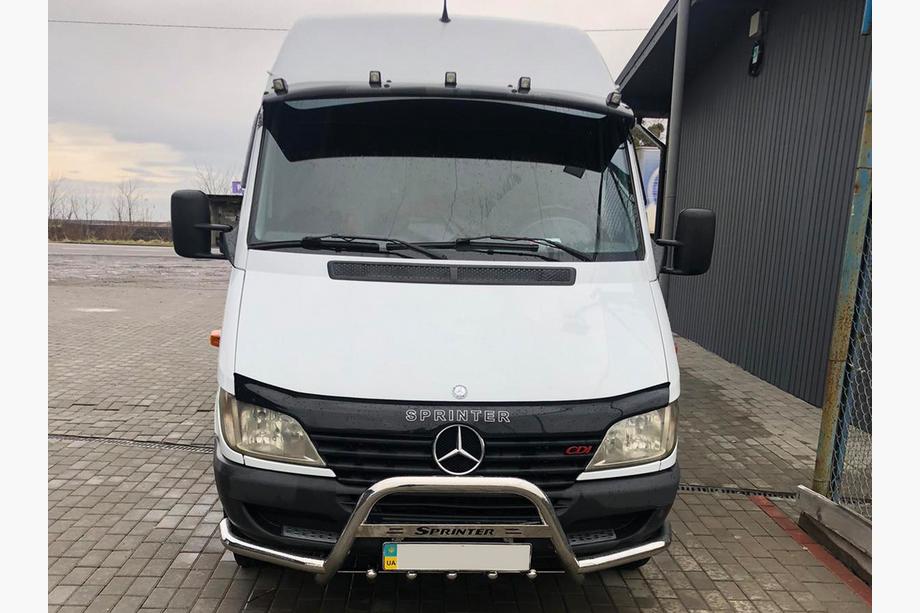 Mercedes Sprinter W901/902/903/904/905 1995–2006 гг. Кенгурятник Exclusive (нерж. сталь) 1995-2000 Фото 2