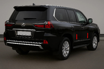 Lexus LX570/450d 2008-2022 гг. Накладки на молдинги BlackEdition (для 2016+) фото 2