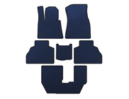 BMW X7 G07 2019- гг. Коврики EVA (3 ряда, Синие) фото 1