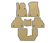 BMW X7 G07 2019- гг. Коврики EVA (3 ряда, Бежевые) фото 1