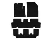 Citroen C-4 Picasso 2013-2022 гг. Текстильные коврики Classic V1 (3 ряда, Черный) фото 1