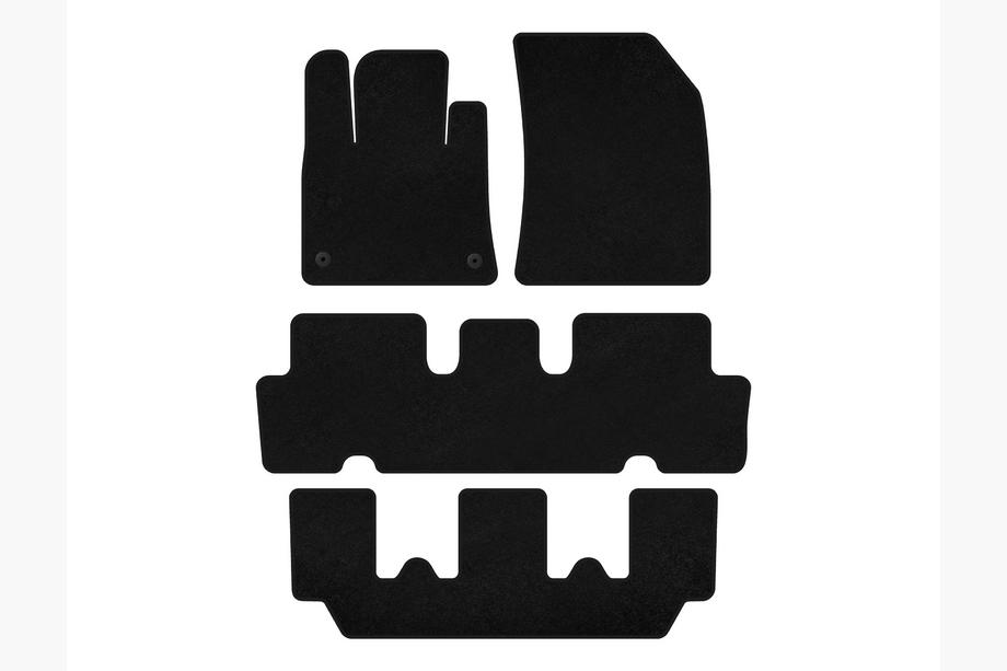 Текстильные коврики Premium (3 ряда, Черный) Image Текстильные коврики Premium (3 ряда, Черный) Image