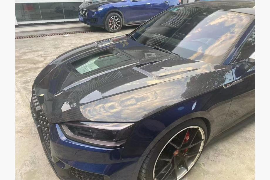 Audi A5 2016-2025 гг. Капот Карбон V1 (2020-2024) Image