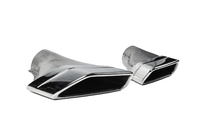 BMW 5 серия G30/G31 2017-2023 гг. Насадки на глушитель M-Performance Silver (2 шт.) фото 3