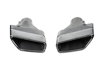 BMW 5 серия G30/G31 2017-2023 гг. Насадки на глушитель M-Performance Silver (2 шт.) фото 4