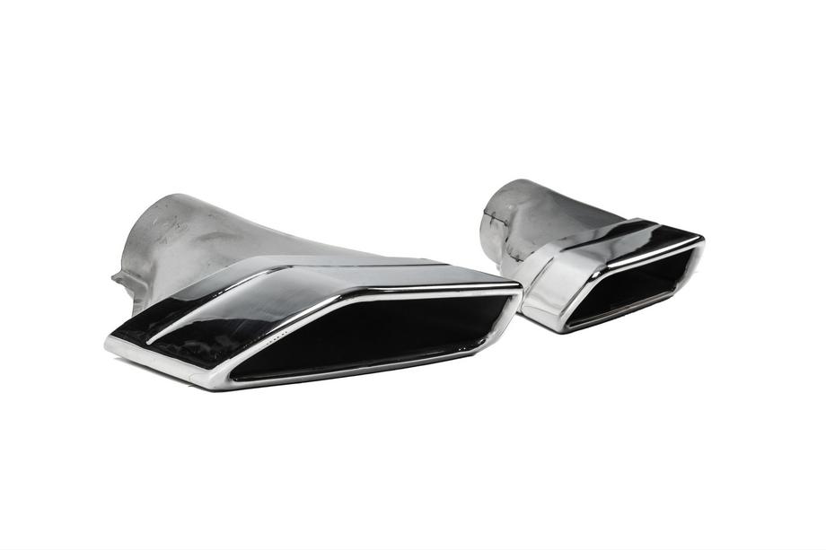BMW 5 серия G30/G31 2017–2023 гг. Насадки на глушитель M-Performance Silver (2 шт.) Фото 3