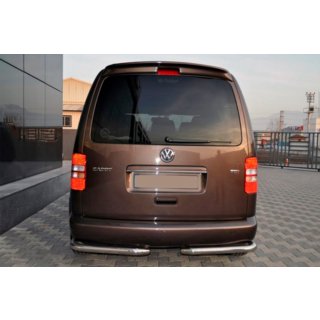 Задние уголки AK003 (2 шт., нержавейка) Volkswagen Caddy 2004-2010 гг. фото 1