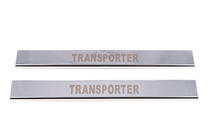 Накладки на пороги VIP (2 шт, нержавеющая сталь) фото 2