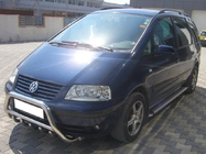 Volkswagen Sharan 1995-2010 гг. Кенгурятник WT003 (нержавейка) 60 мм фото 2