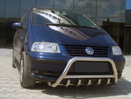 Volkswagen Sharan 1995-2010 гг. Кенгурятник WT003 (нержавейка) 60 мм фото 1