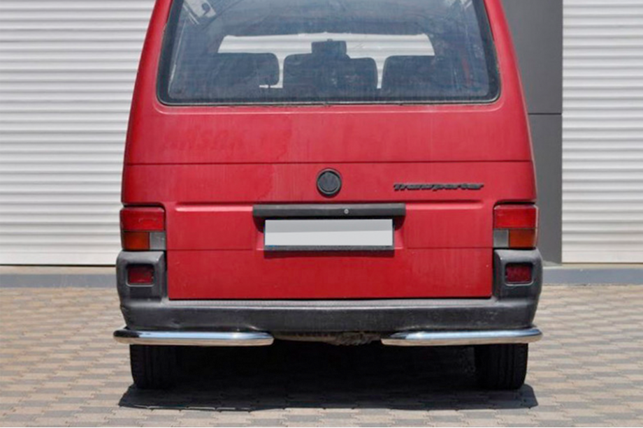 Volkswagen T4 Transporter 1990-2003 гг. Задние уголки AK003 (2 шт., нержавейка) Image