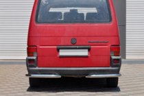 Volkswagen T4 Caravelle/Multivan 1990–2003 гг. Задние уголки AK003 (2 шт., нержавейка) фото 1