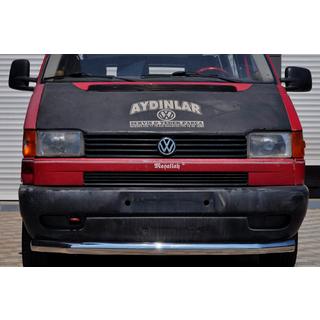 Передняя защита ST008 (нержавейка) Volkswagen T4 Transporter 1990-2003 гг. фото 1