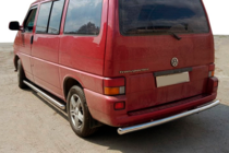 Volkswagen T4 Caravelle/Multivan 1990–2003 гг. Задняя дуга AK002 (нержавейка) фото 1