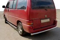 Volkswagen T4 Caravelle/Multivan 1990–2003 гг. Задняя дуга AK002 (нержавейка) фото 1