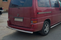 Volkswagen T4 Caravelle/Multivan 1990–2003 гг. Задняя дуга AK002 (нержавейка) фото 3