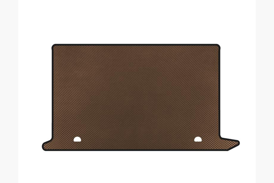 Fiat Doblo II 2010-2022 гг. Коврик в багажник v2 (Коричневый) Image