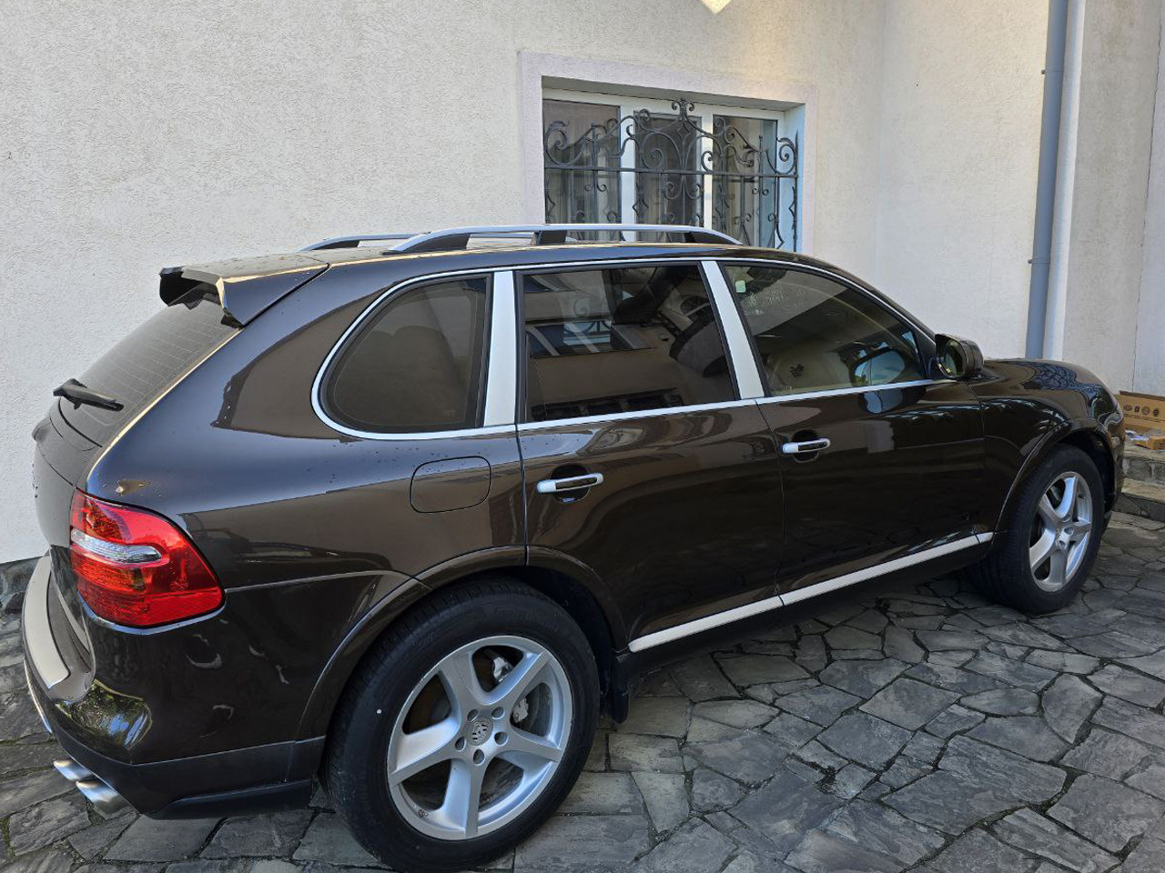 Рейлінги Skyport (сірі) для Porsche Cayenne 2003-2010 рр - фото 12