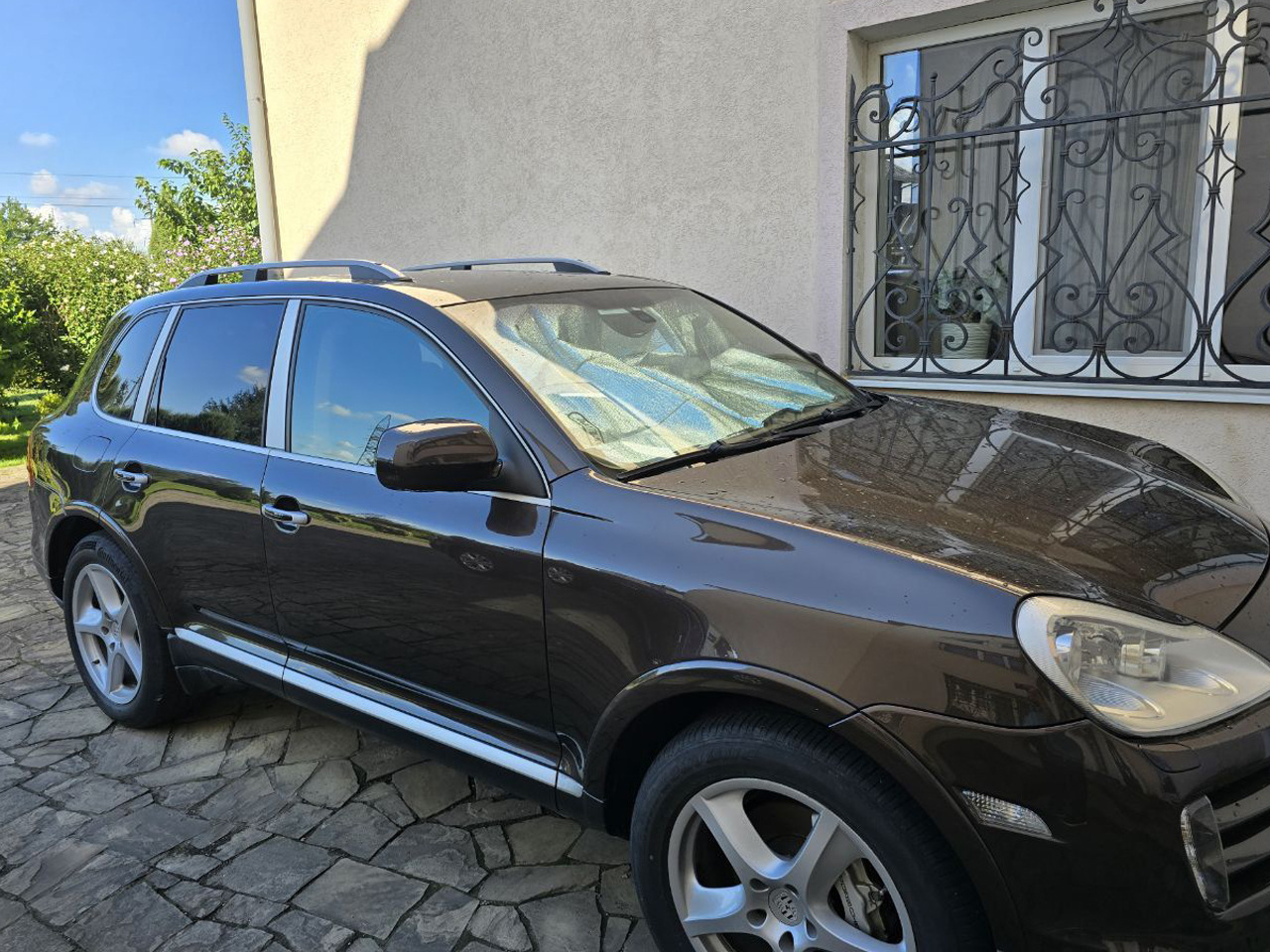 Рейлінги Skyport (сірі) для Porsche Cayenne 2003-2010 рр - фото 10